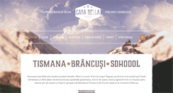 Desktop Screenshot of casabellaruncu.ro